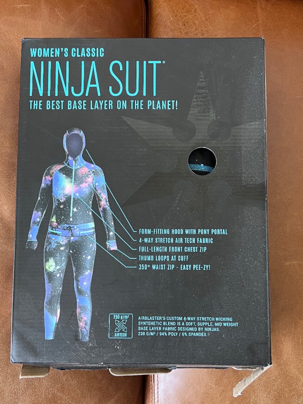 Galaxy print base layer (women's large)
